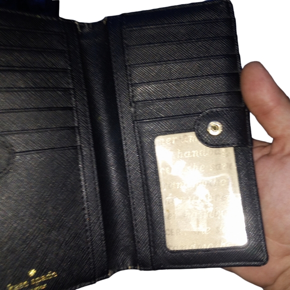 Kate Spade New York Staci Polka Dot Slim Bifold Wallet - Picture 7 of 10